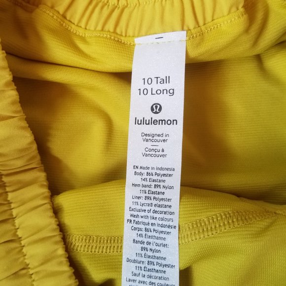 NWT Lululemon Hotty Hot Short 4" Long Soleil 10 - Picture 5 of 8
